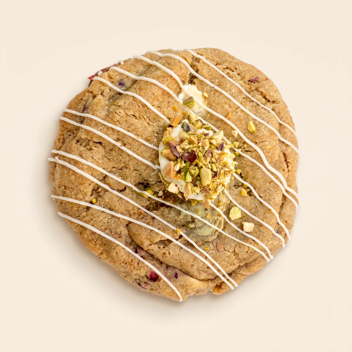 Pistachio & Raspberry cookie