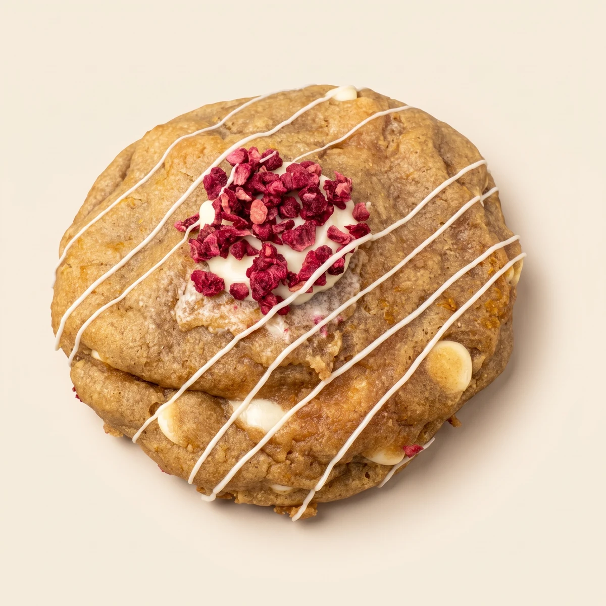 White Chocolate & Raspberry cookie